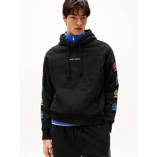 Tommy Hilfiger Ανδρικό φούτερ Crest Back Graphic Relaxed Hoody